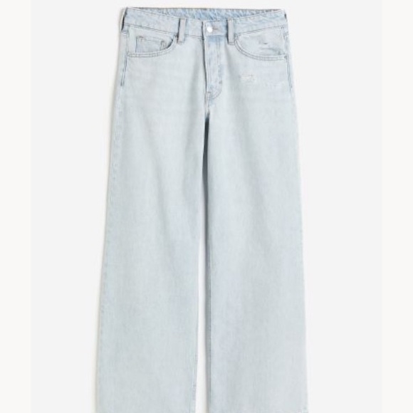 Wide leg, low waist , baggy jeans - Picture 2 of 4